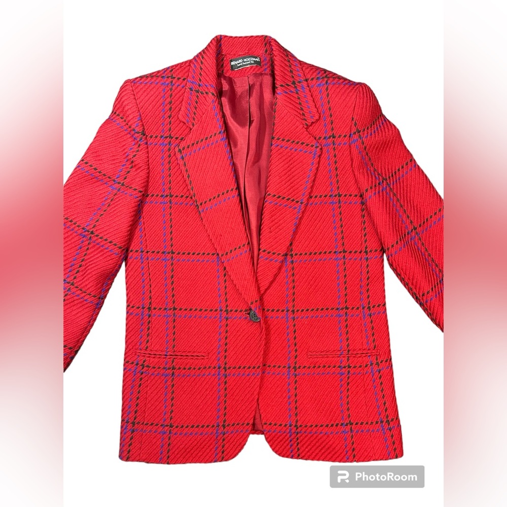 *SOLD* BENARD HOLTZMAN Red blazer